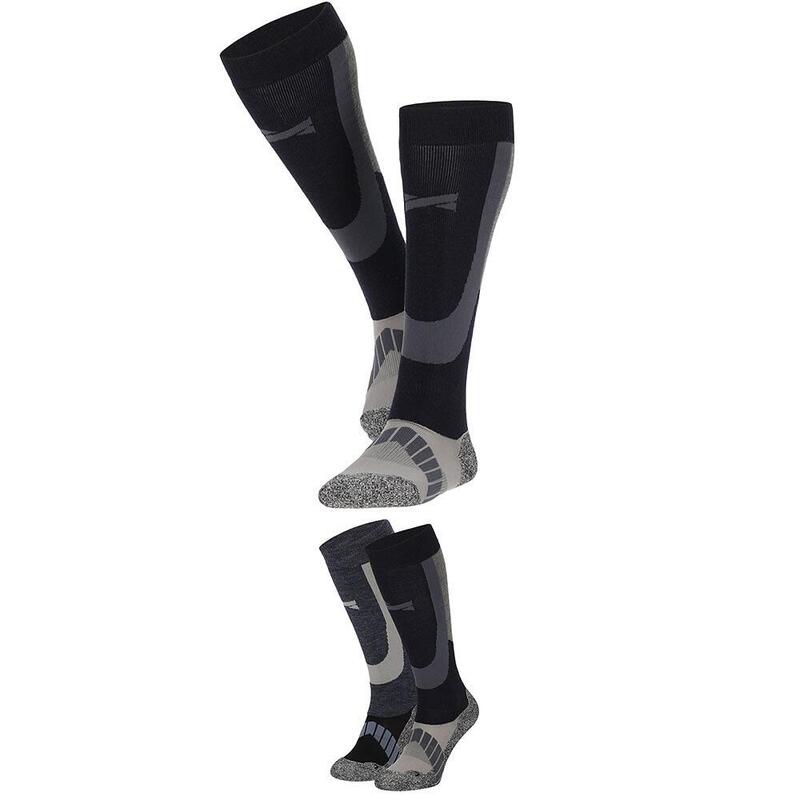 Xtreme Calcetines Esquí Unisex 2-pack Multi Azul Marino