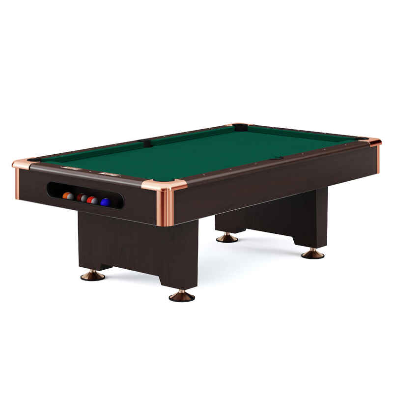 Automaten Hoffmann Billardtisch "Club Pro" in Nussbaum, Simonis 860 Yellow