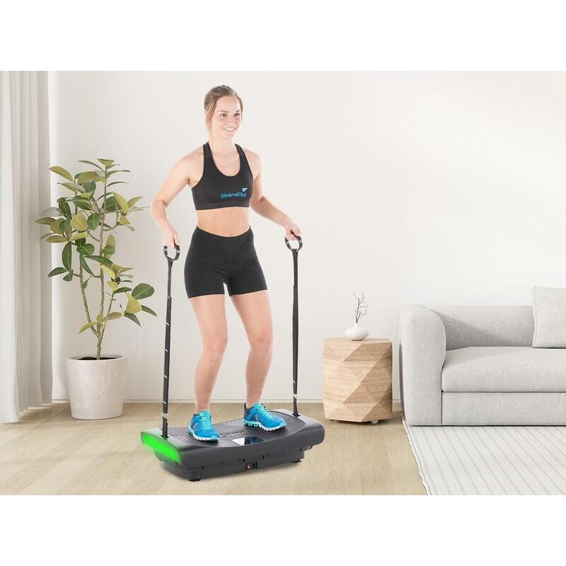 Pedana vibrante - V3000 4D - Fitness - Curved Design - Smart LED - 3 Motori