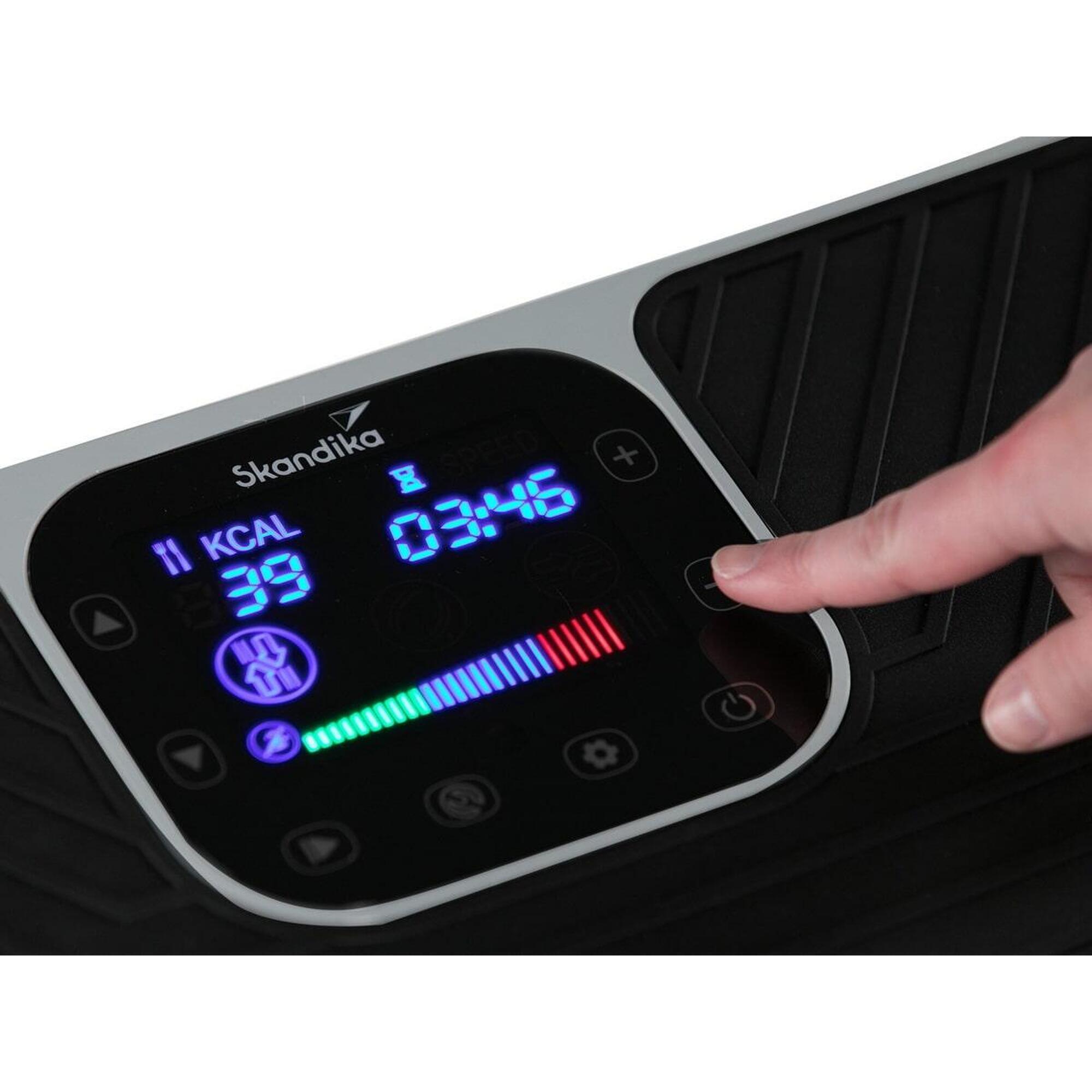 Vibrationsplatte V3000 4D - Fitness - Grau - große Fläche - viel Zubehör 3/5