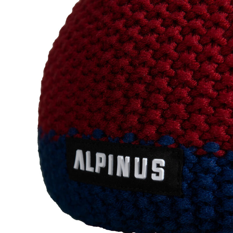 Skimuts voor volwassenen kabelbrei wol blend Alpinus Mutenia