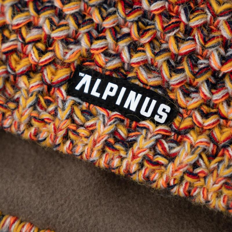 Skimuts voor volwassenen kabelbrei wol blend Alpinus Tuntsan