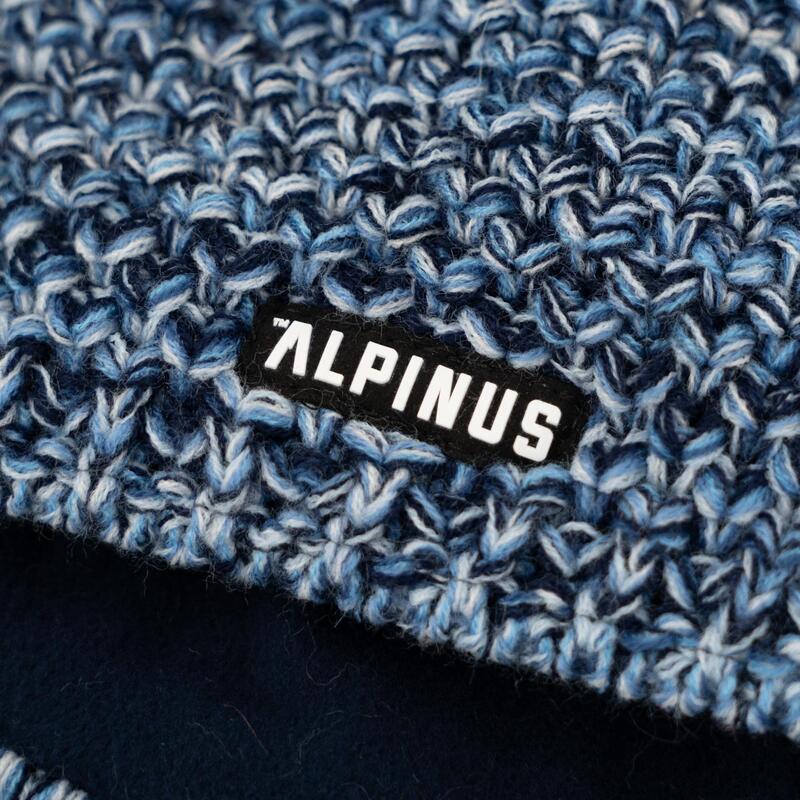 Skimuts voor volwassenen kabelbrei wol blend Alpinus Sompion