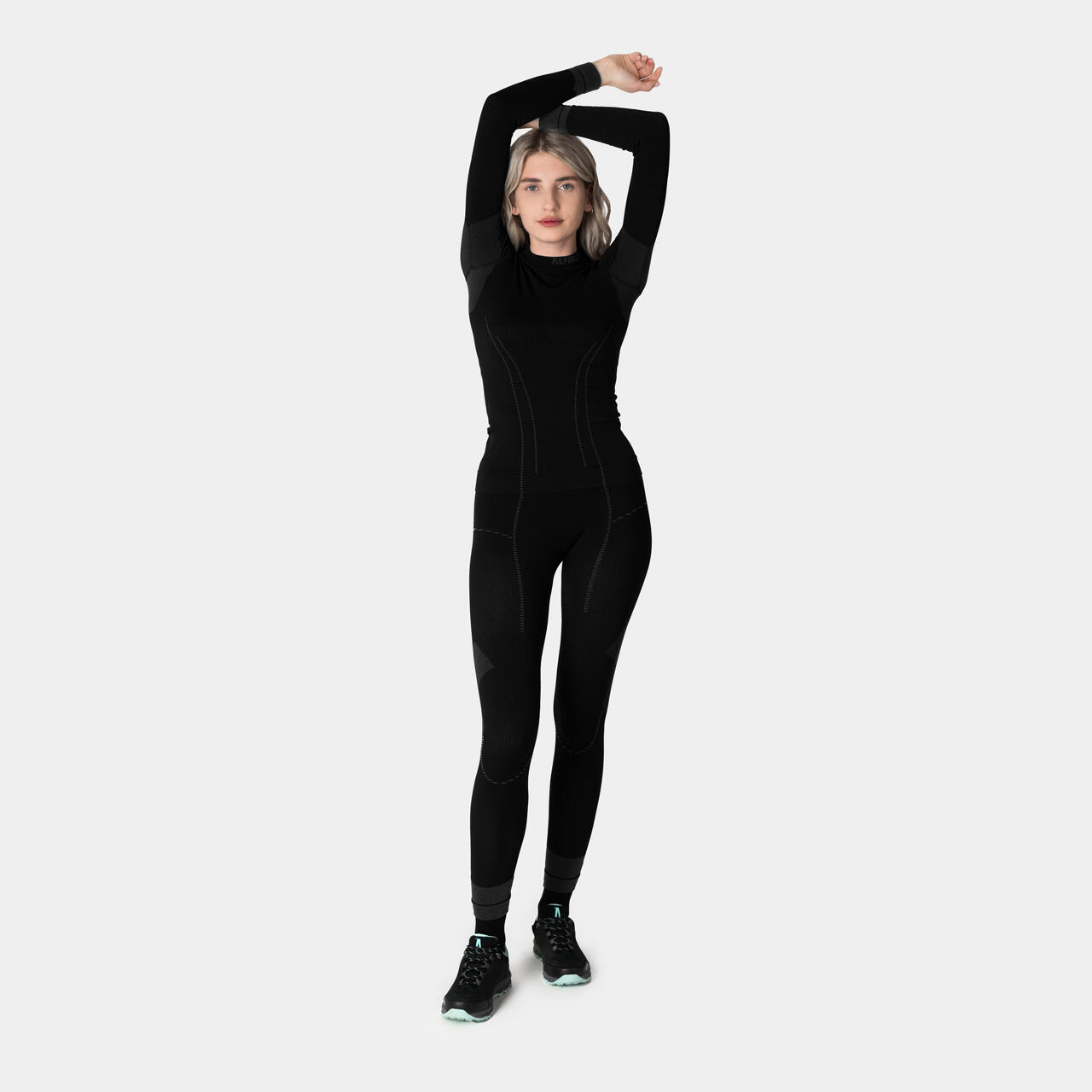 Bluza termoaktywna trekkingowa damska Alpinus Tactical Base Layer 2/6