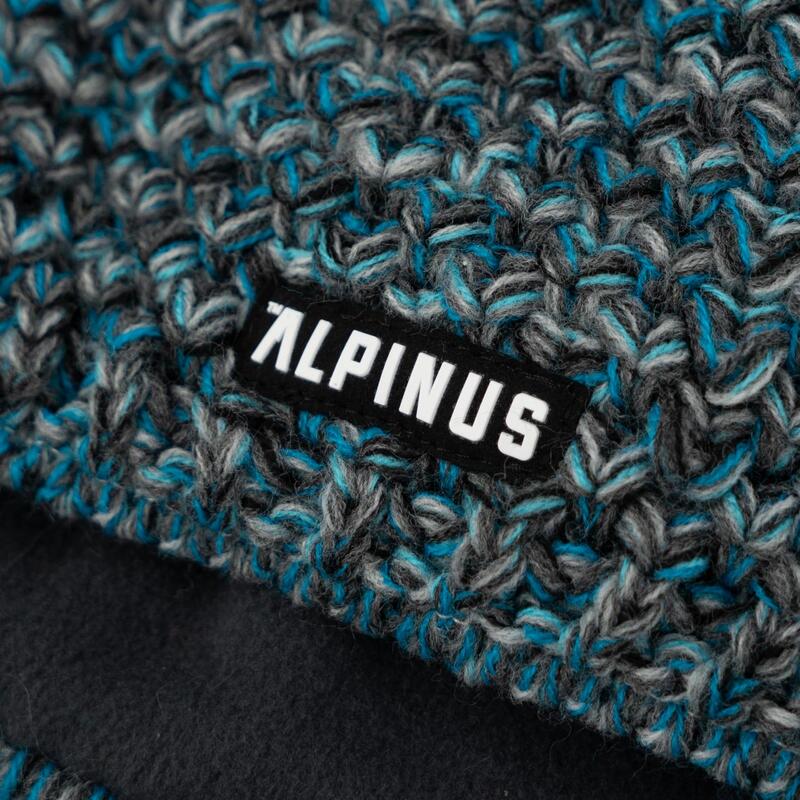Skimuts voor volwassenen kabelbrei wol blend Alpinus Tuntsan