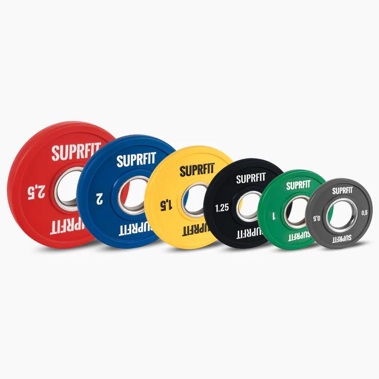 Suprfit Mini Bumper Plates (Paar) - 1,25 kg 3/4