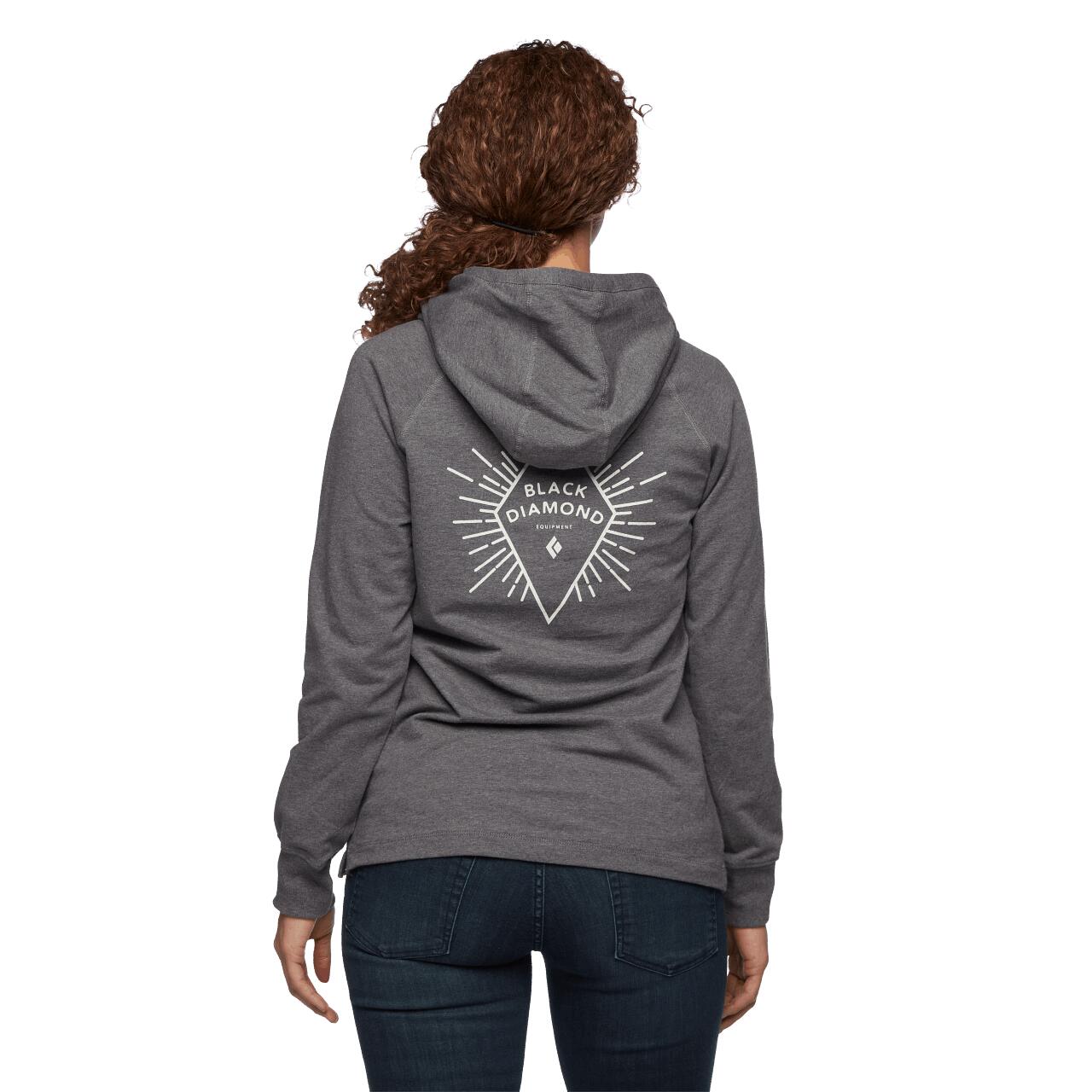 Bluza turystyczna z kapturem damska Black Diamond Rays Pullover Hoody 2/7
