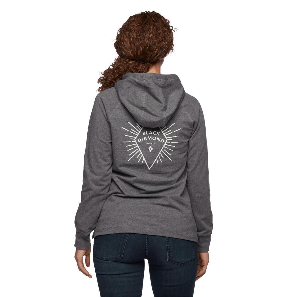Bluza turystyczna z kapturem damska Black Diamond Rays Pullover Hoody