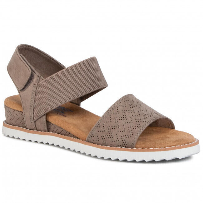 Sandalen Skechers BOBS Desert Kiss, Bruin, Dames