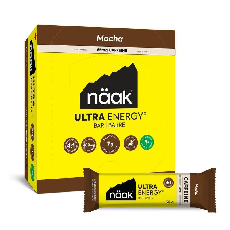 Mocha - Barre Cafféinée Ultra Energy™ - 12 Barres (12x50g)