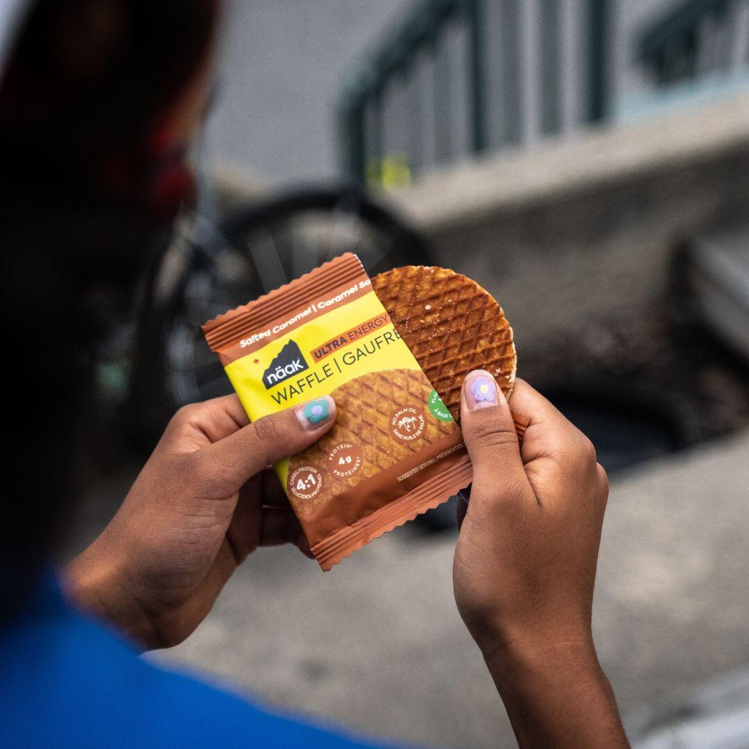 Energetické wafle Energy Waffle Slaný karamel 2/4