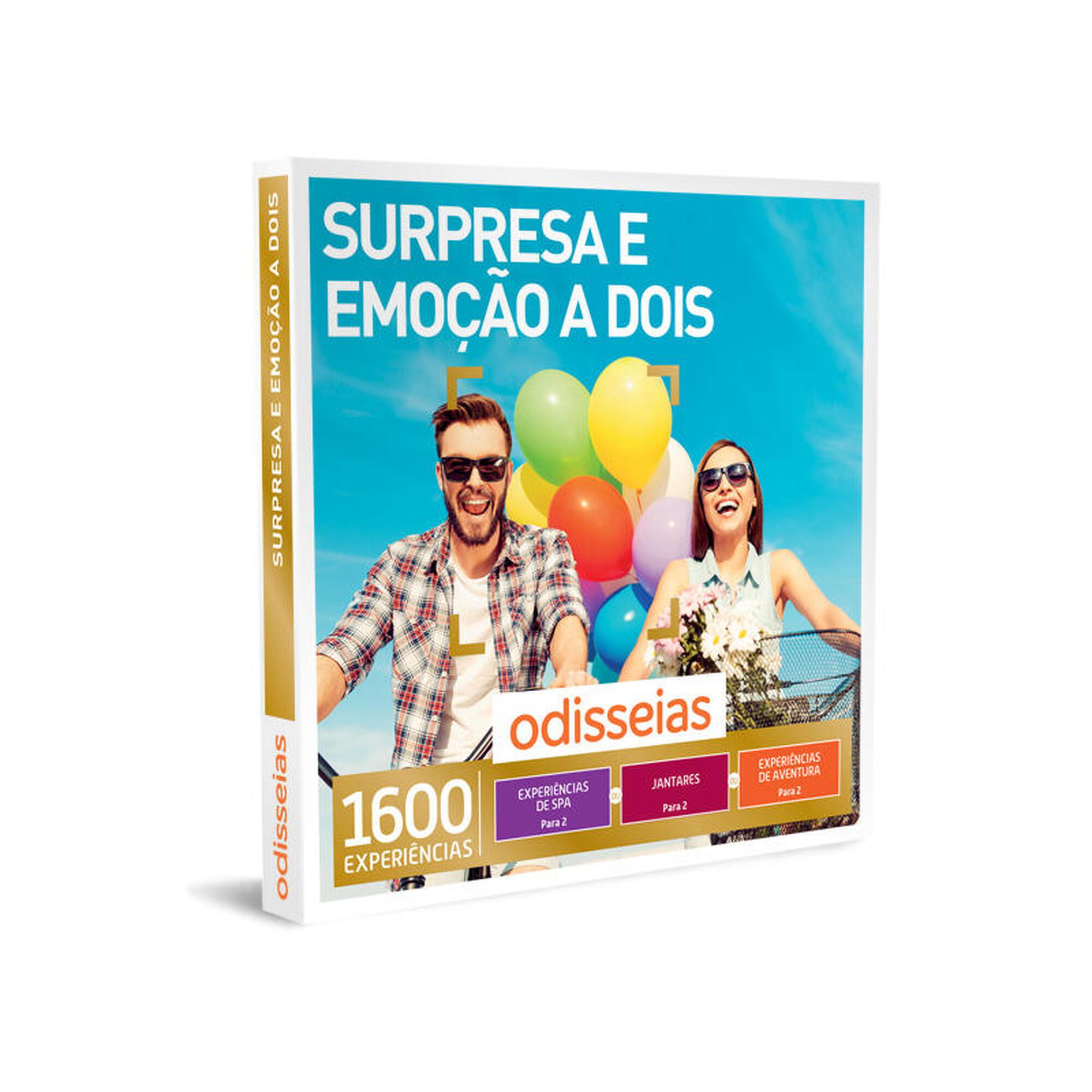 Pack Experiência - Surpresa e Emoção a Dois - Multitema 2 pessoas| ODISSEIAS