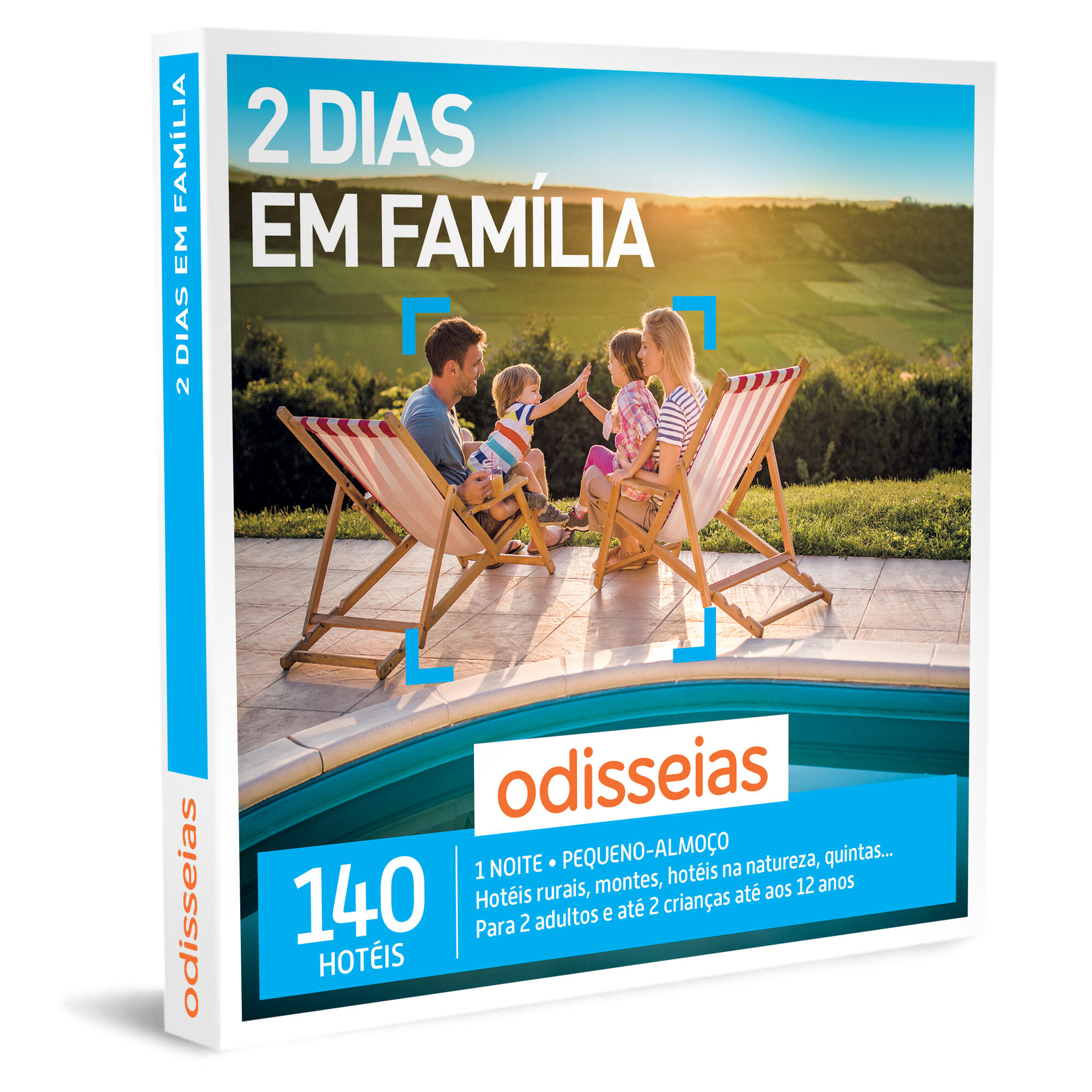 Pack experiência - 2 dias em família - 1 noite até 4 pessoas| odisseias