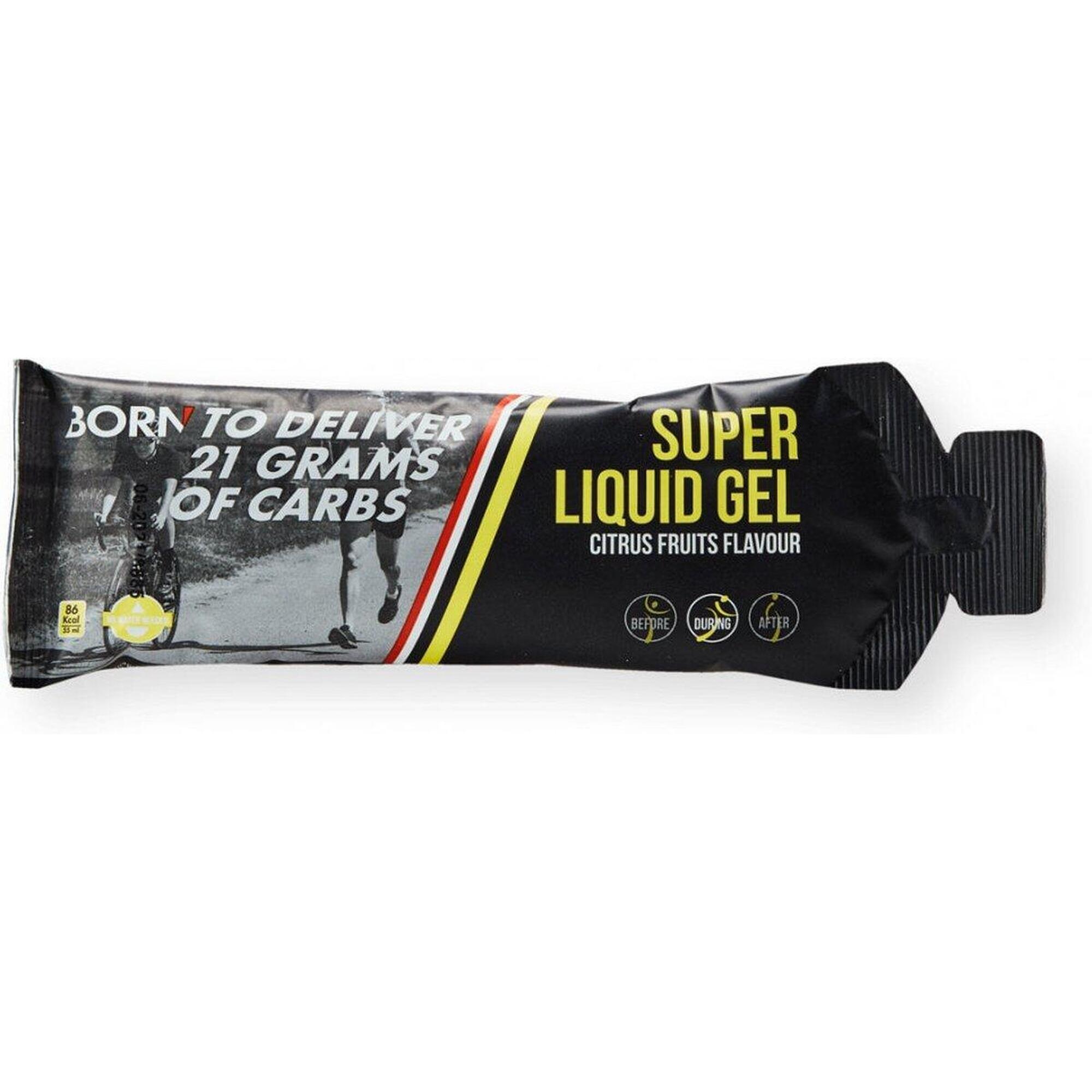 BORN Energiegel Super Liquid citrus 12 stuks