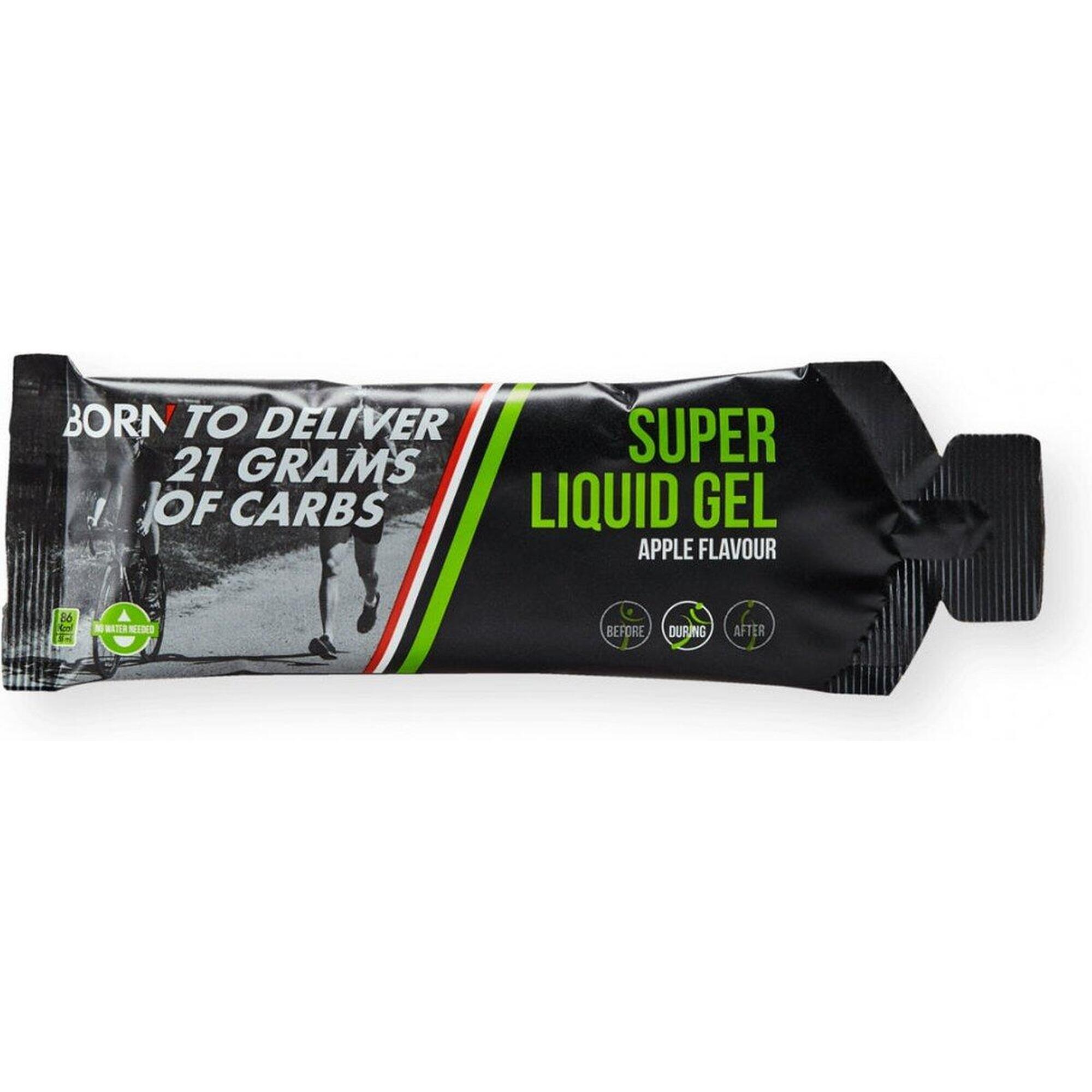 BORN Energiegel Super Liquid appel 12 stuks