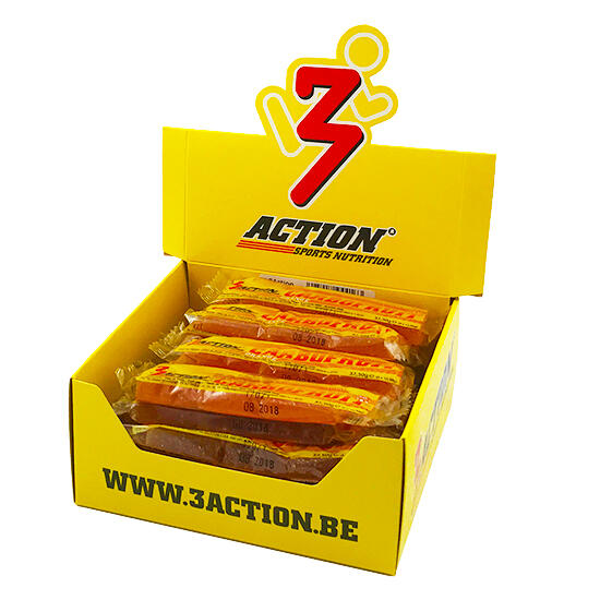 3ACTION CARBOFRUIT ORANGE 37,5G - DOOS 25 STUKS