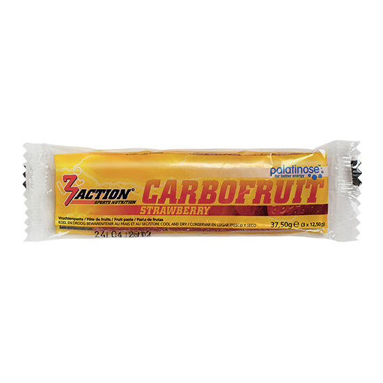 3action - Pâte De Fruits Carbofruit Fraise 25 Pièces - Barre Énergétique - 900 G - Decathlon