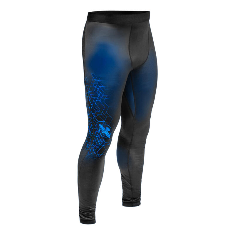 Collants de Jiu Jitsu Hayabusa Geo – noir, bleu