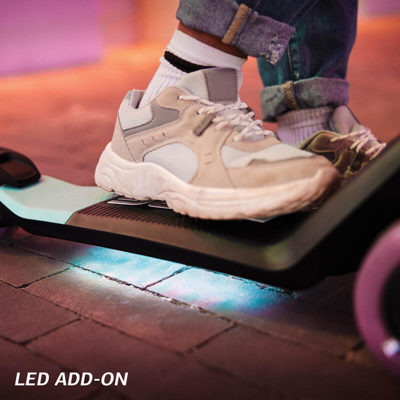 BERG Nexo Kinderroller faltbar rot + LED-deck + Lichter