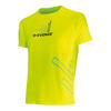 T-shirt manches courtes homme Fitness Running Cardio jaune