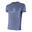 Technisch T-shirt met korte mouwen damen Fitness Running Cardio Melange grijs