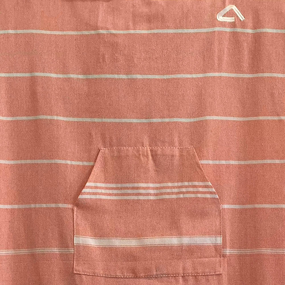 Poncho Toalla Cambiador - 200gsm  -  Salmón 3/5