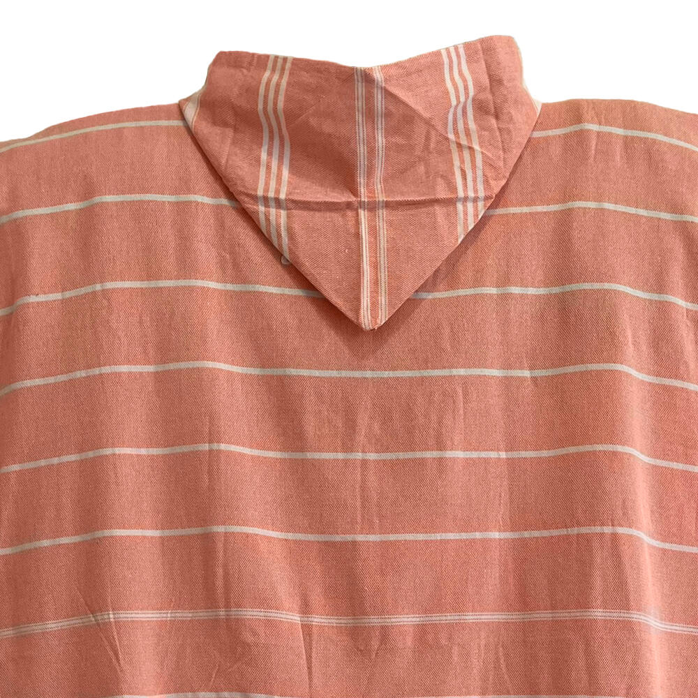 Poncho Toalla Cambiador - 200gsm  -  Salmón 5/5
