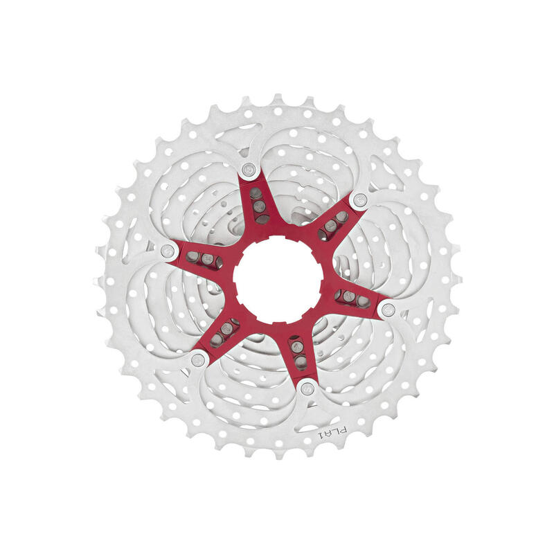 Cassette 10 Speed Csmx0 11-36T - Zilver/Rood