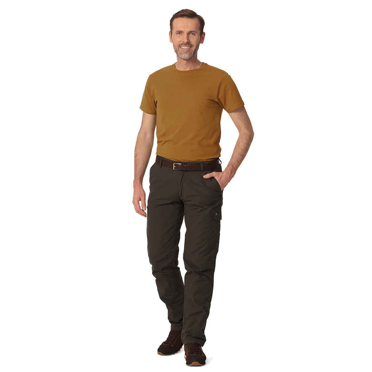 T-shirt de chasse homme Tagart FNT Honey en coton de haute qualité 3/4