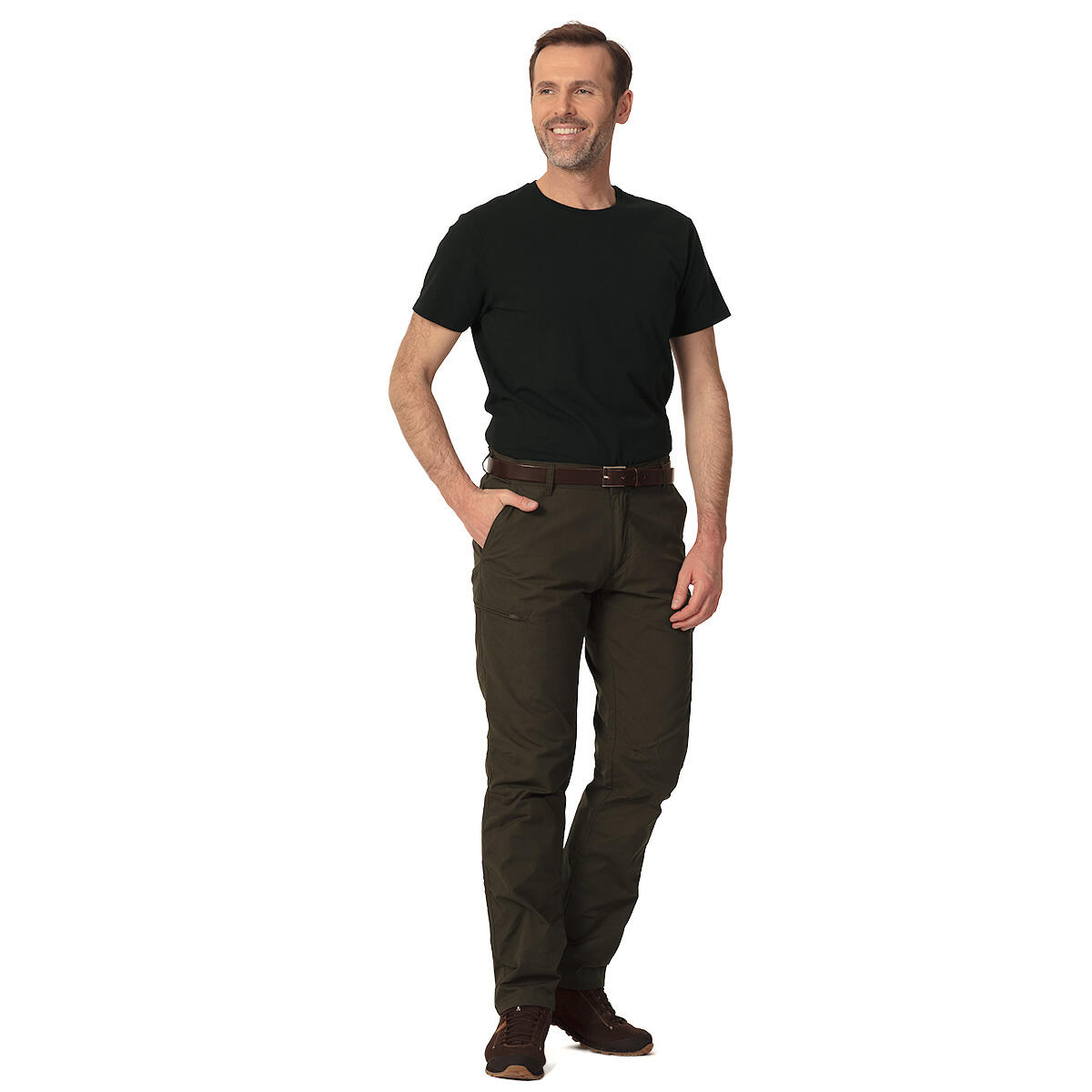 T-shirt de chasse homme Tagart FNT Black en coton de haute qualité 3/4