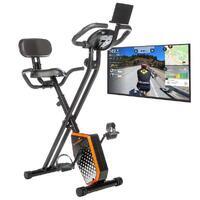 Vélo appartement Foldaway X-1000 PLUS - pliable avec dossier - Noir