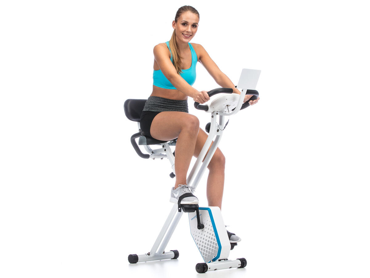 Hometrainer Foldaway X-1000 PLUS - Opvouwbare X-fiets met rugleuning - connected 2/7