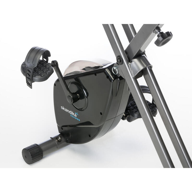 Cyclette - Foldaway X-1000 - Fitness - richiudibile - nero - 8 livelli