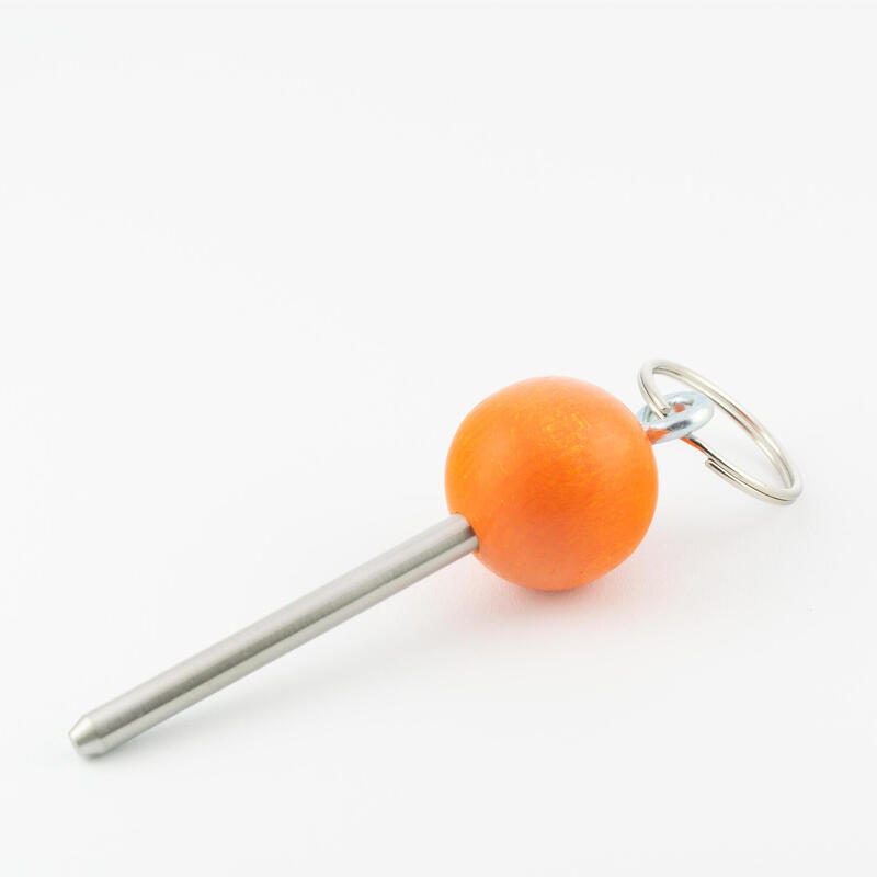 Boule Pétanque Sparset -1 Kugelmagnet – 1 Kreiszeichner – 1 Zielkugel-Orange