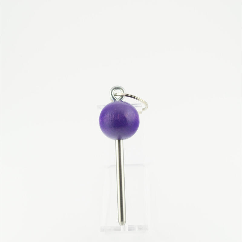 Boule Pétanque Marque – Kreiszeichner – Markierungsstift – V2A Stahl-Violett