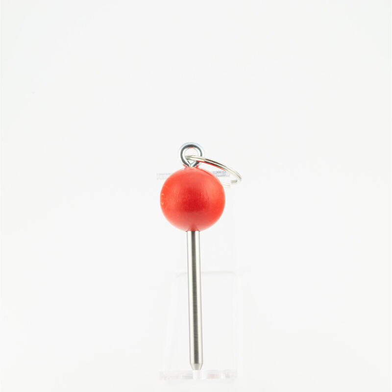 Boule Pétanque Marque – Kreiszeichner – Markierungsstift – V2A Stahl - Farbe Rot