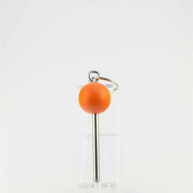 Boule Pétanque Marque – Kreiszeichner – Markierungsstift – V2A Stahl-Orange