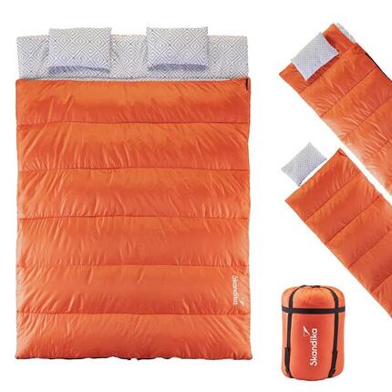 Deckenschlafsack Iceland Double - Trennbar - 3 Saison - 220/190 × 150/75 cm