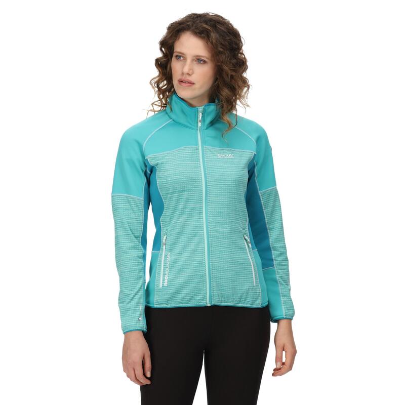 Veste softshell YARE Femme (Turquoise pâle / Turquoise vif)