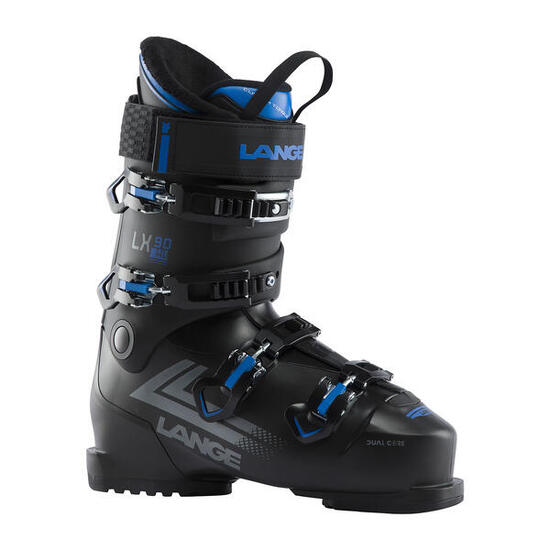 Botas de esquí Lange LX 90 HV para hombre, negras y azules