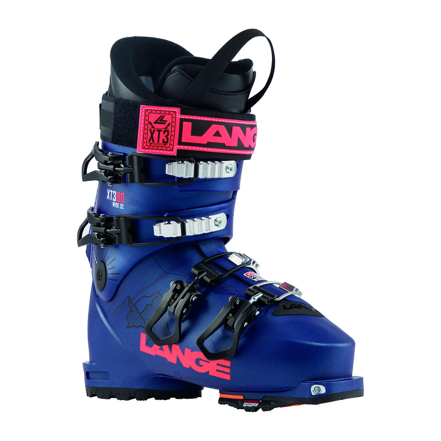 Lange - Chaussures De Ski Xt3 80 Wide Sc Gripwalk Legende Blue Homme - Chaussures De Ski - Bleu - 24 Cm - Decathlon