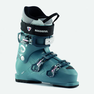 Botas de esquí Rossignol Kelia Rental Gripwalk para mujer, color azul cielo