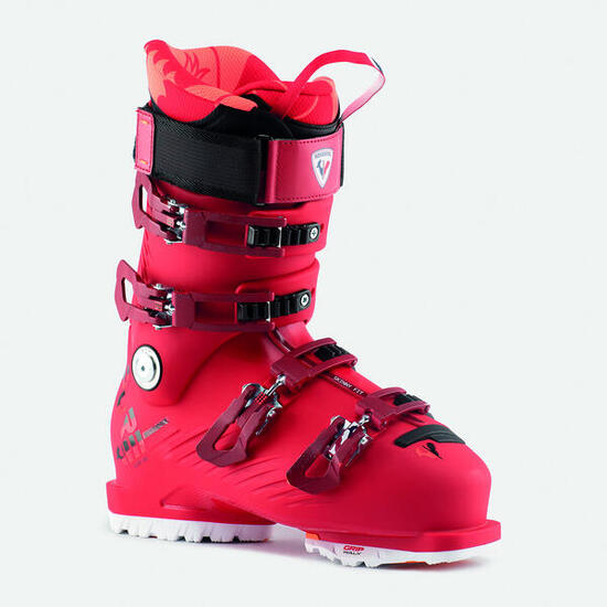 Botas de esquí Rossignol Pure Elite 120 Gripwalk rojas para mujer