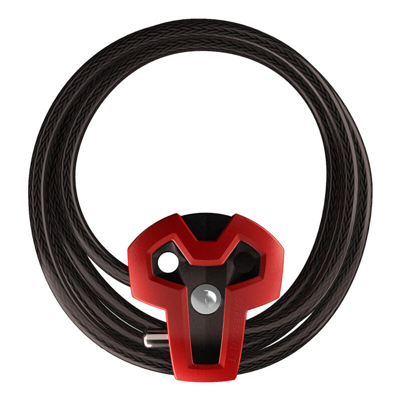 Câble antivol SAFEMAN-T | antivol vélo | VTT | multifonctionnel | 10mm | 185cm