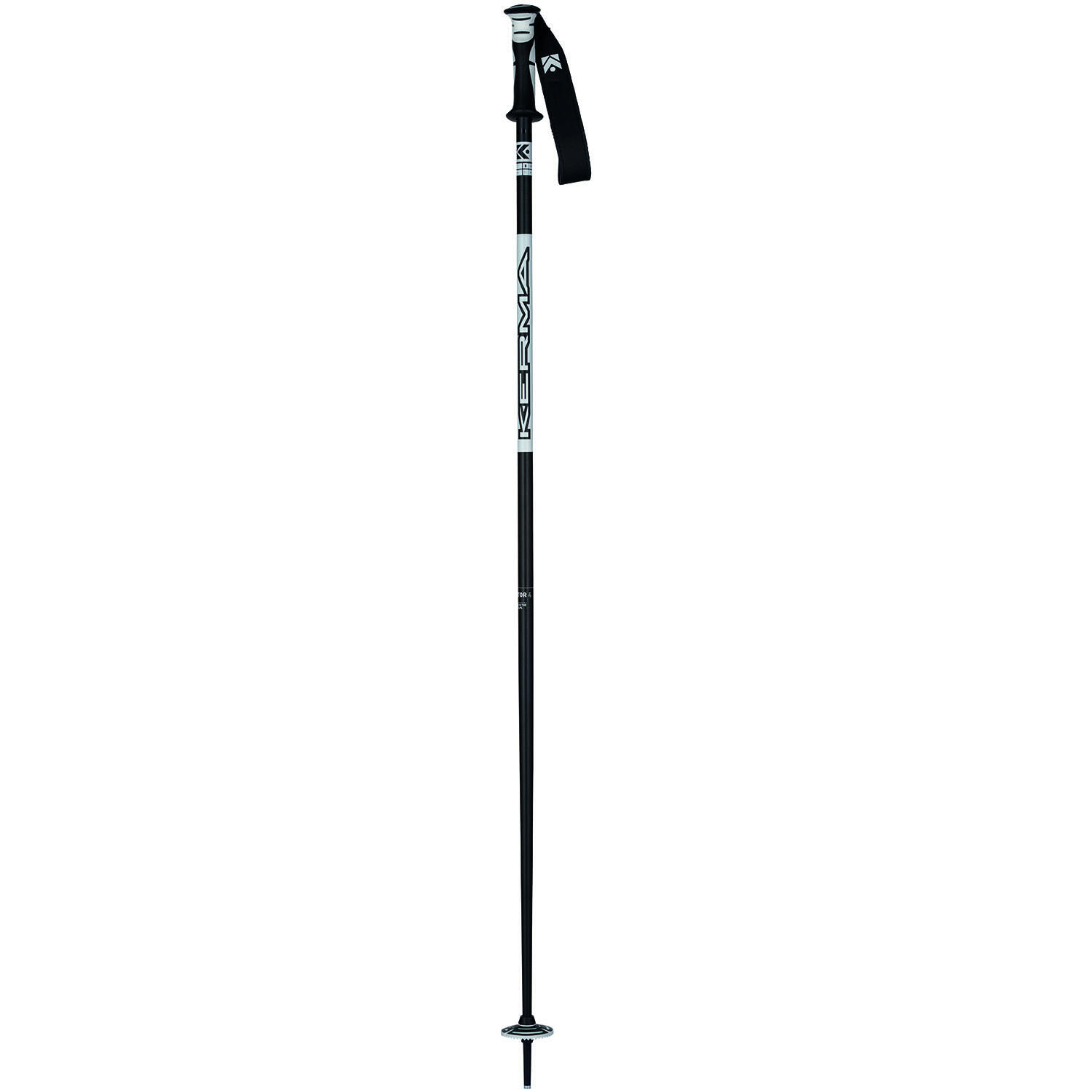 Kerma - Batons De Ski Vector 4 Black White Homme - Bâton De Ski - Noir - 120 Cm - Decathlon