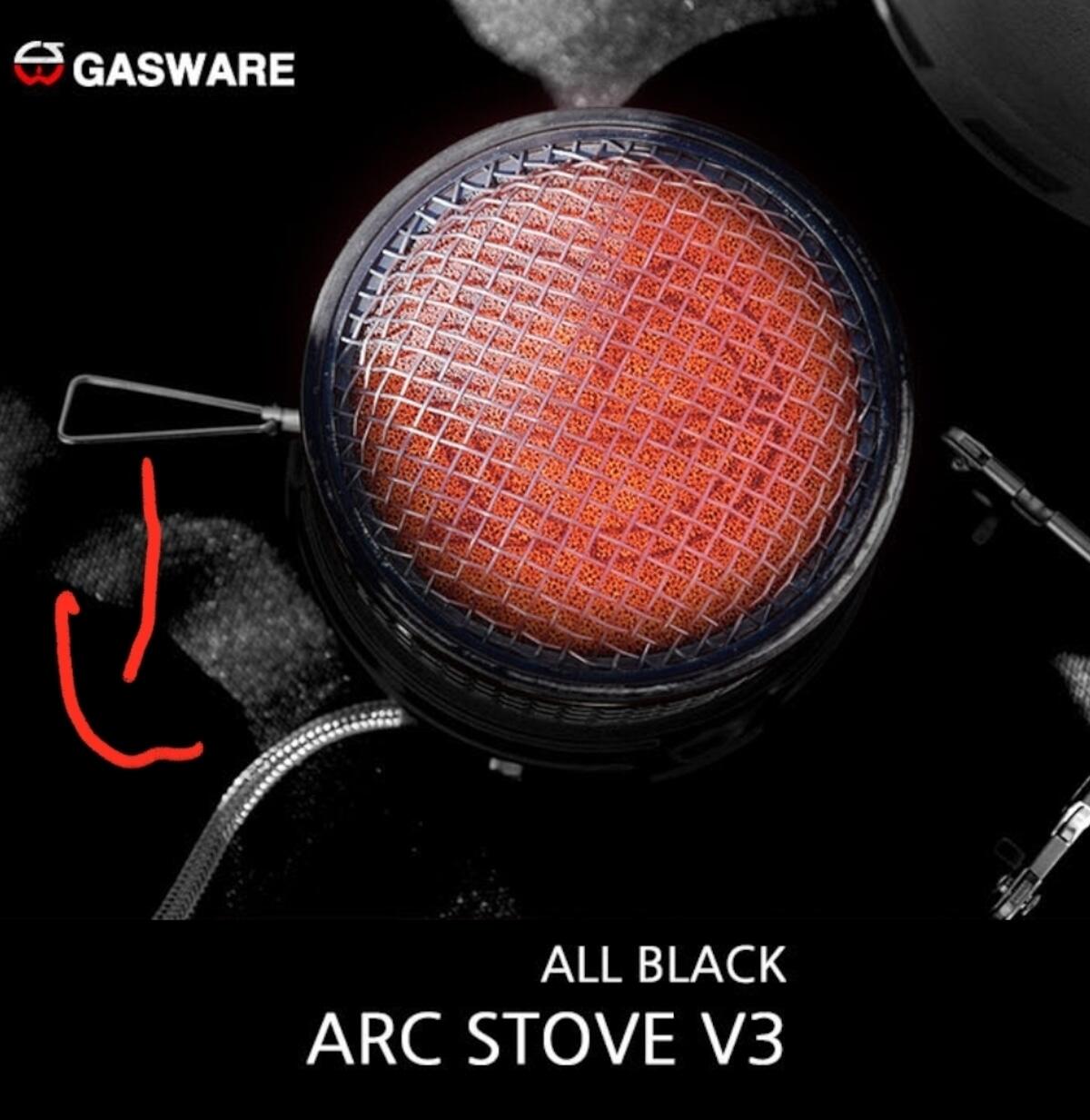 Arc Stove V3 / Outdoor Use Stove / Black
