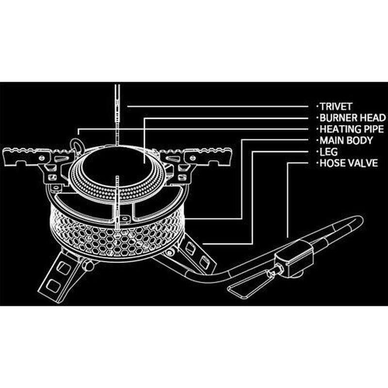 Power HoseBurner  / 戶外用爐頭 / 黑色