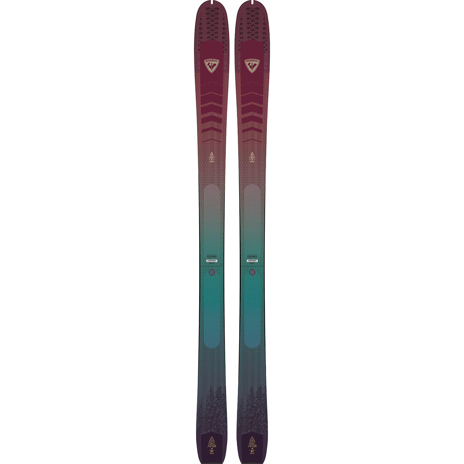 Skis Seul ( Sans Fixations) Escaper W 87 Nano Femme 1/1