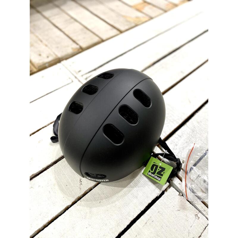 Unisex  Street Sports Certified Helmet - Black