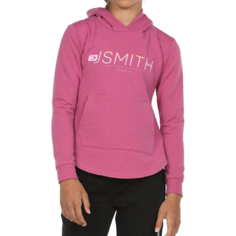 Sudadera con capucha gimnasia niña JOHN SMITH BORDA.Amatista